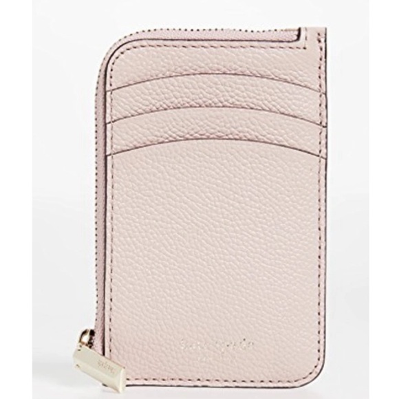 kate spade Handbags - Kate Spade Margaux Zip Cardholder in Light Pink